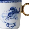 Heinen Delfts Blauw mok keramiek redmer hoekstra sterrenbeeld ram 8.5x9.5cm delfts blauw