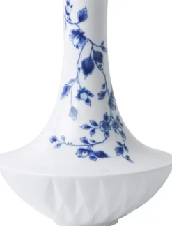 Heinen Delfts Blauw vaas keramiek vouw 9x12cm delfts blauw