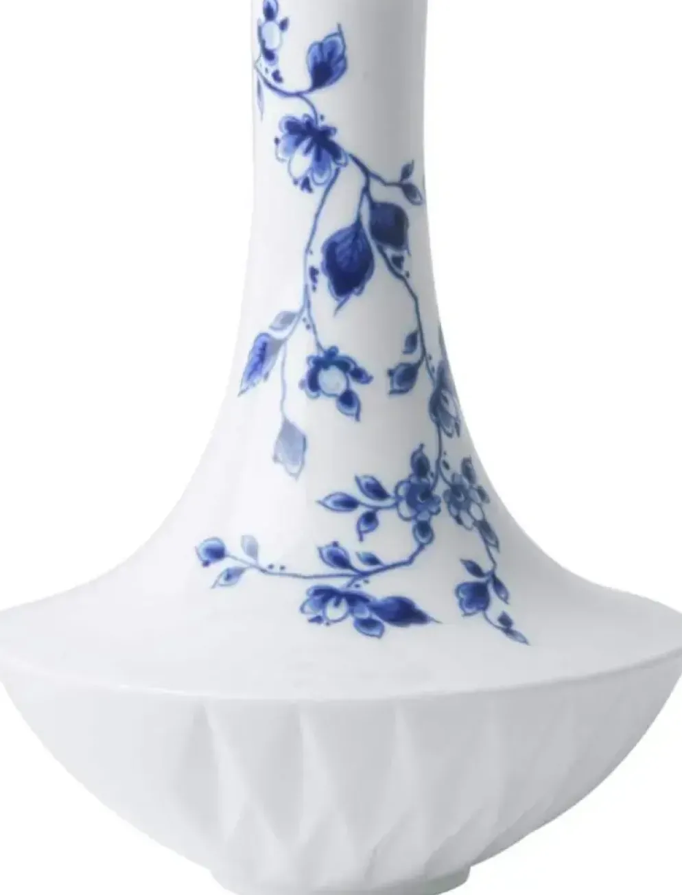 Heinen Delfts Blauw vaas keramiek vouw 9x12cm delfts blauw