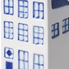Heinen Delfts Blauw vaas keramiek klokgevel 6x5.5x15cm delfts blauw