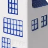 Heinen Delfts Blauw vaas keramiek halsgevel 5x4.5x13.5cm delfts blauw