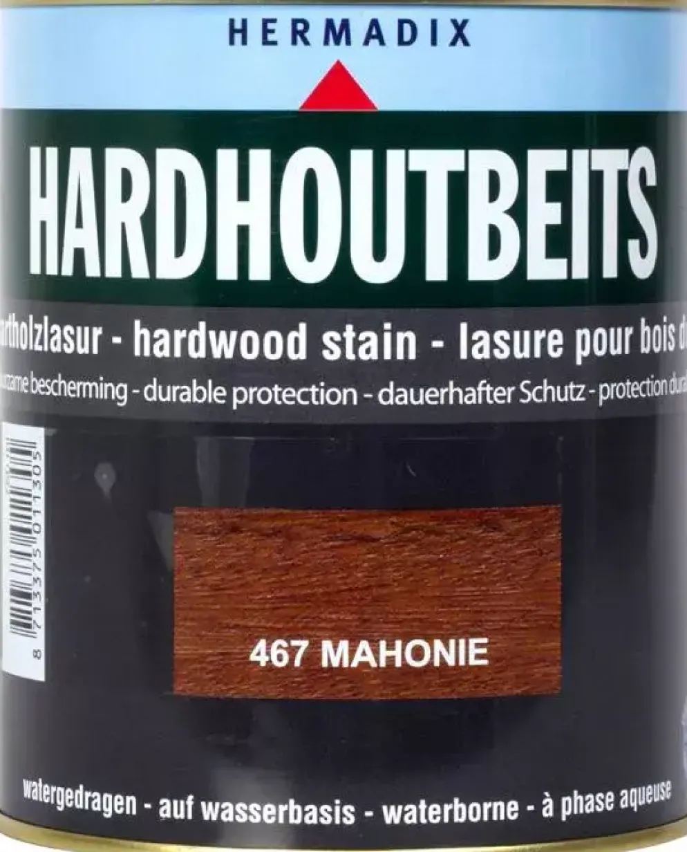 Hermadix hardhoutbeits zijdeglans 750 ml mahonie (467)