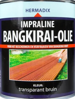 Hermadix impraline mat - bangkirai-olie - bruin transparant 750ml