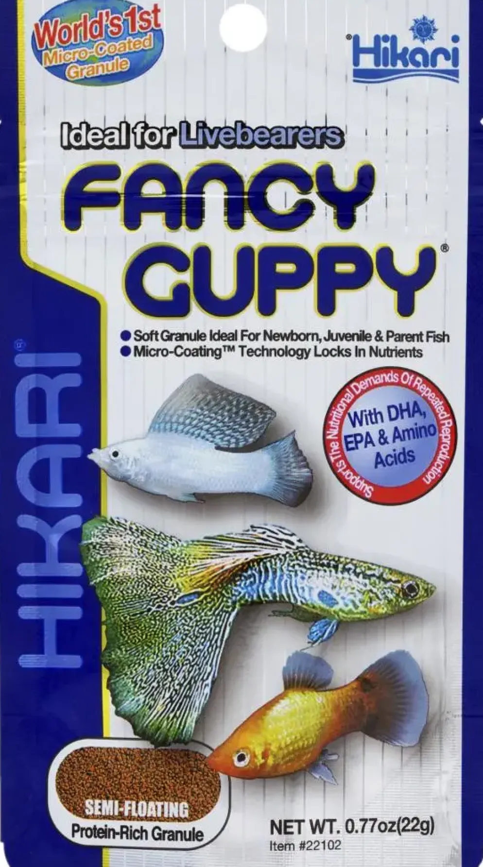 Hikari guppyvoer 22g