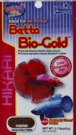Hikari Visvoer betta biogold 5GRM