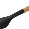 HIT trading Opscheplepel hout/nylon zwart 33 cm