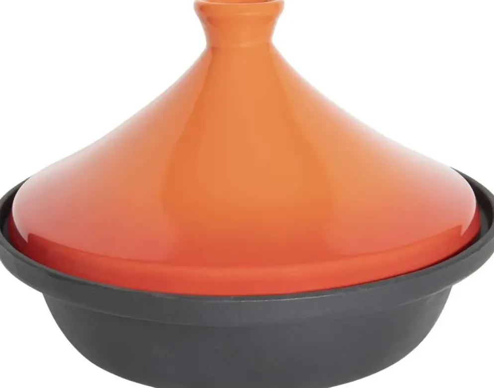 HIT trading Tajine ø30x7,5 cm rood gietijzer