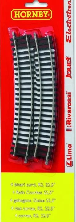 Hornby gebogen spoortoevoeging 1:76 - 4 stuks