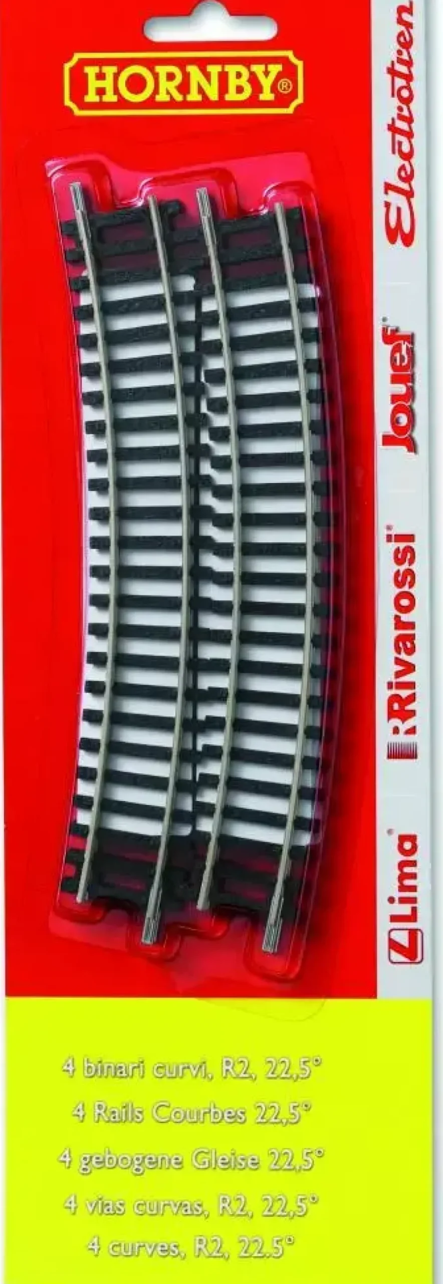 Hornby gebogen spoortoevoeging 1:76 - 4 stuks