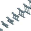 Hornby pijlers hellend voor rails 1:76 grijs 7st