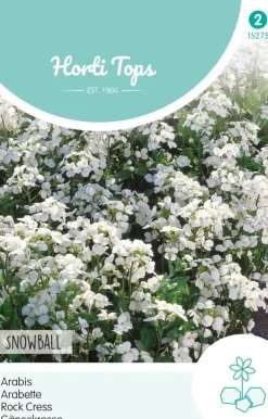 Horti tops zaden Arabis, Scheefkelk Snowball