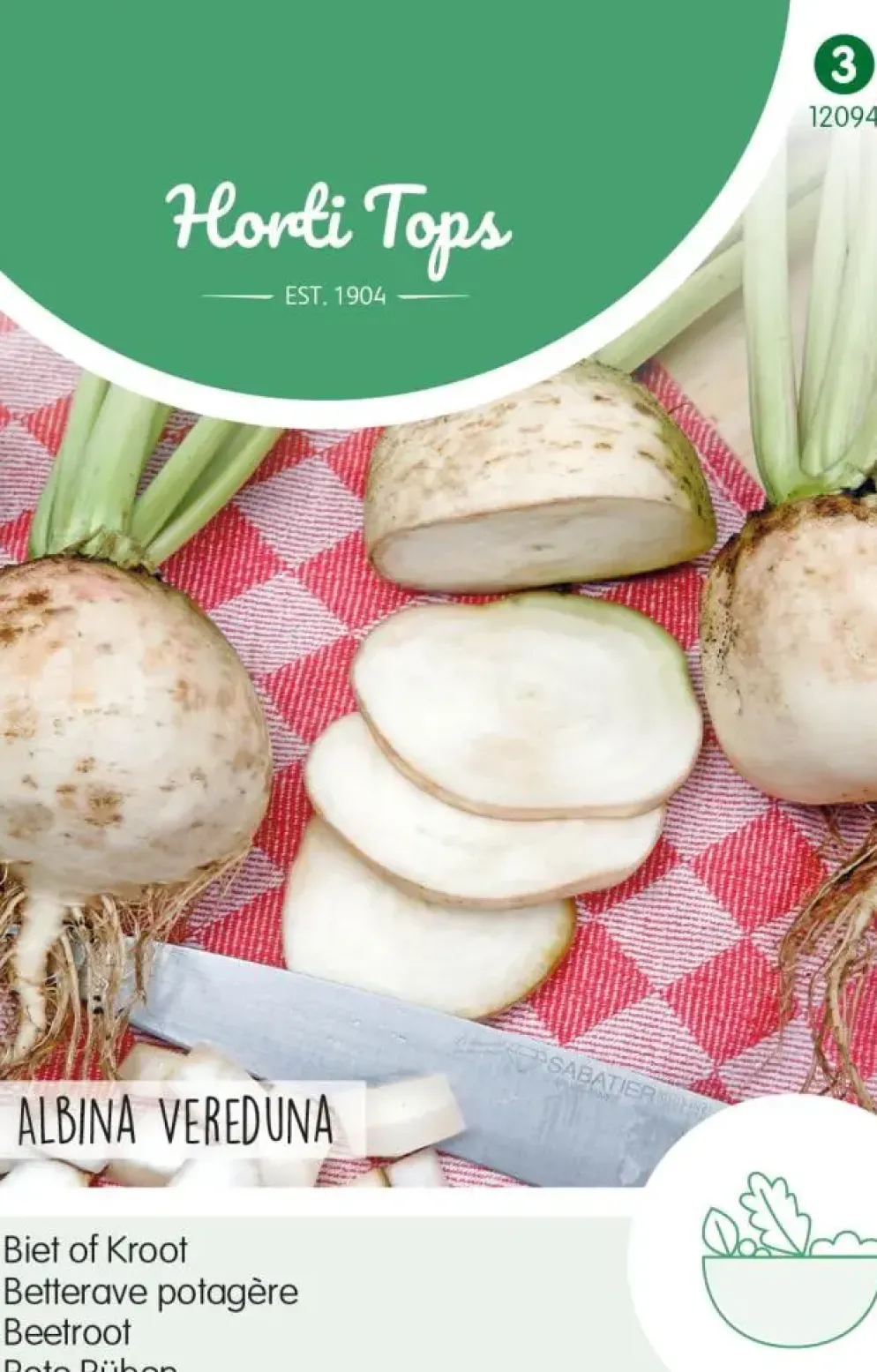 Horti tops zaden Bieten Albina Vereduna wit
