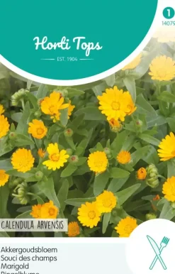 Horti tops zaden calendula arvensis, akkergoudsbloem