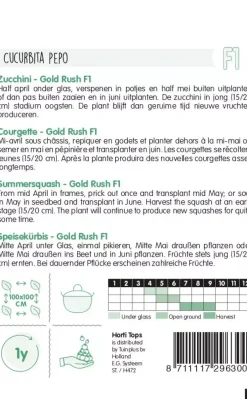 Horti tops zaden courgette gold rush