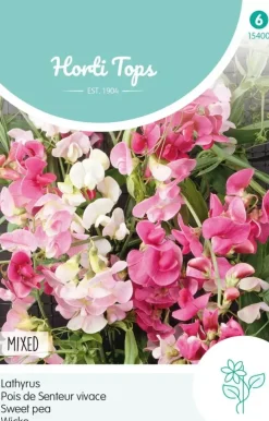 Horti tops zaden lathyrus, brede lathyrus gemengd