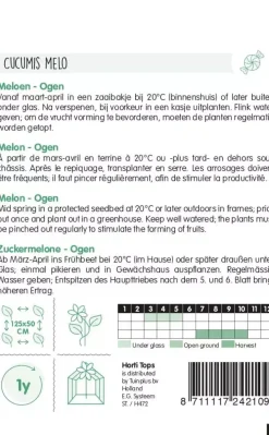 Horti tops zaden meloenen ogen