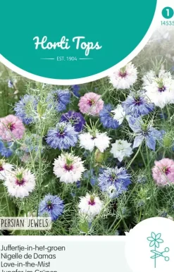 Horti tops zaden nigella, juffertje-in-het-groen persian jewels gemengd