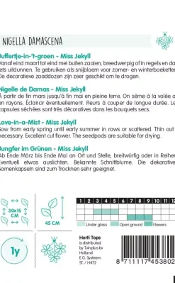 Horti tops zaden nigella, juffertje-in-het-groen miss jekyll blauw