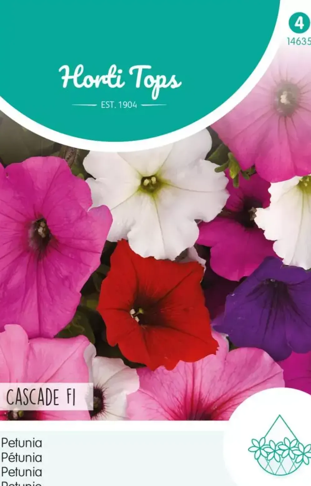 Horti tops zaden petunia cascade