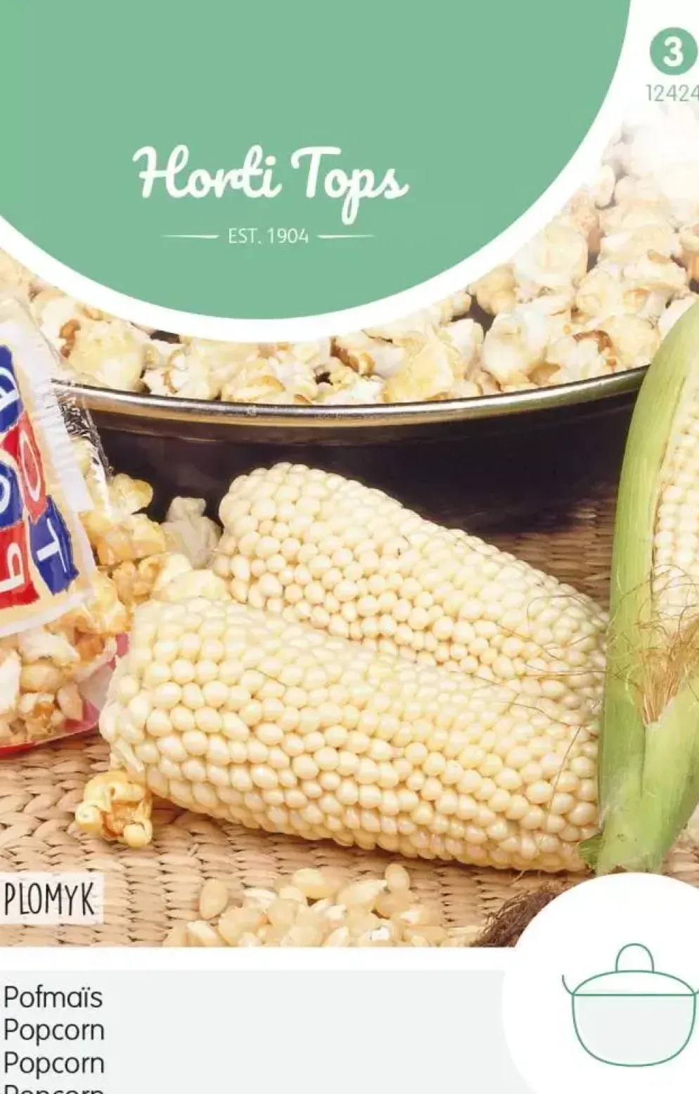 Horti tops zaden pofmais/popcorn plomyk, type peppi