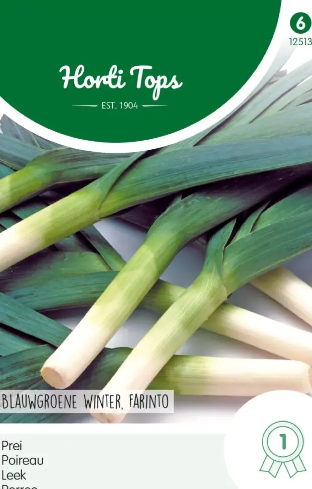Horti tops zaden prei blauwgroene winter farinto