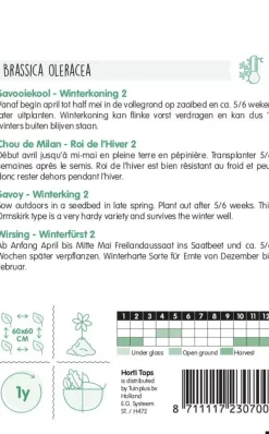Horti tops zaden savooiekool winterkoning