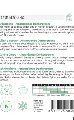 Horti tops zaden Snijselderie amsterdamse donkergroene