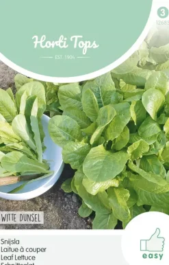 Horti tops zaden snijsla witte dunsel