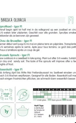 Horti tops zaden spruitkool topline