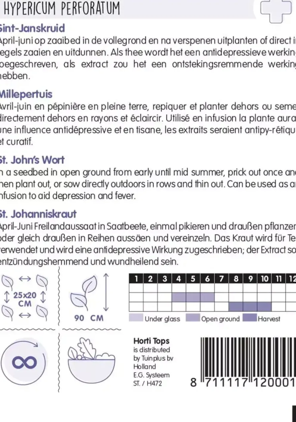 Horti tops zaden st. janskruid - iperico