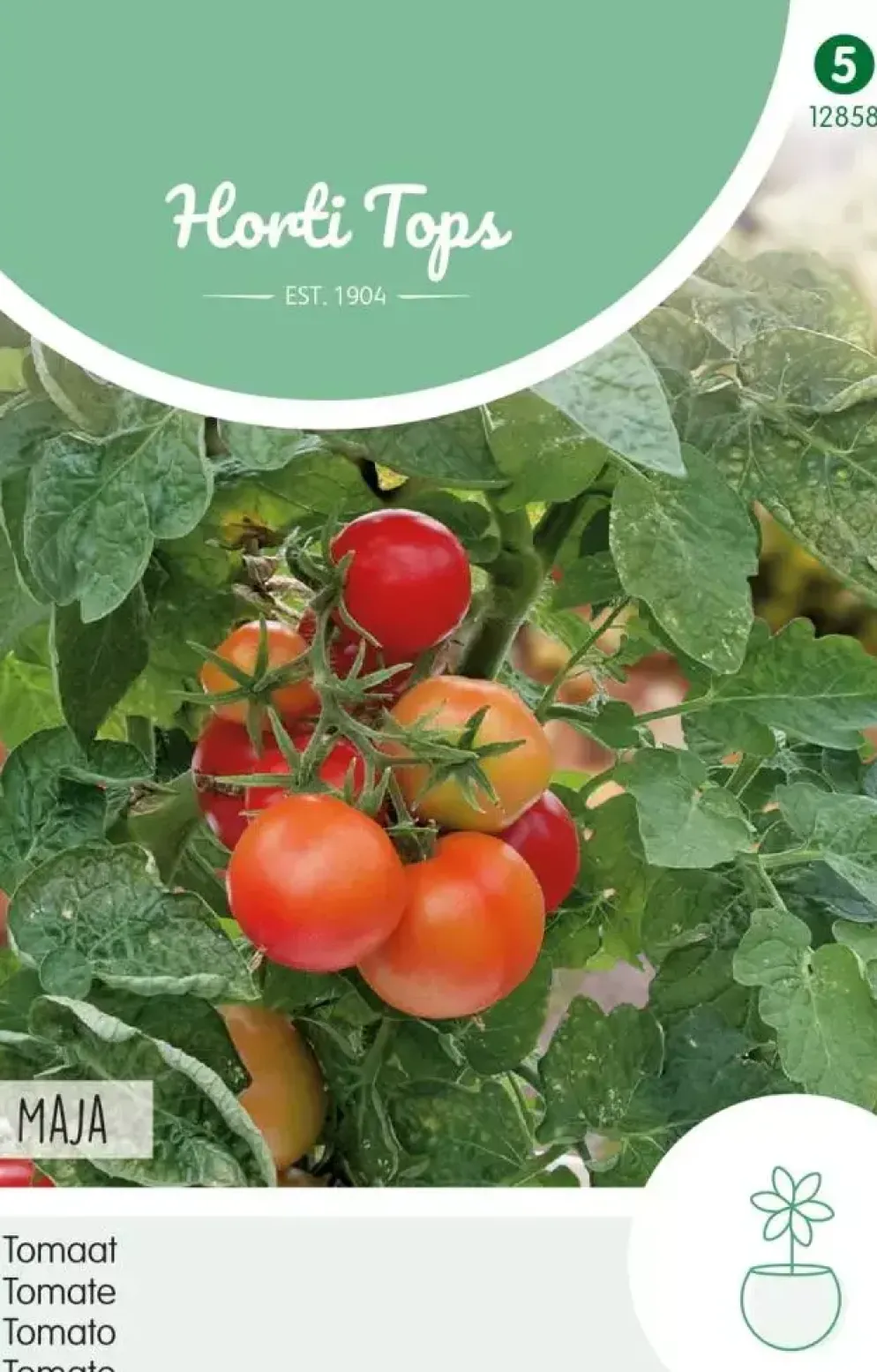Horti tops zaden tomaten maja -balkontomaat