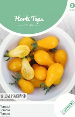 Horti tops zaden tomaten yellow pearshaped