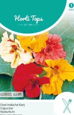 Horti tops zaden tropaeolum, oost-indische kers glorious gleam