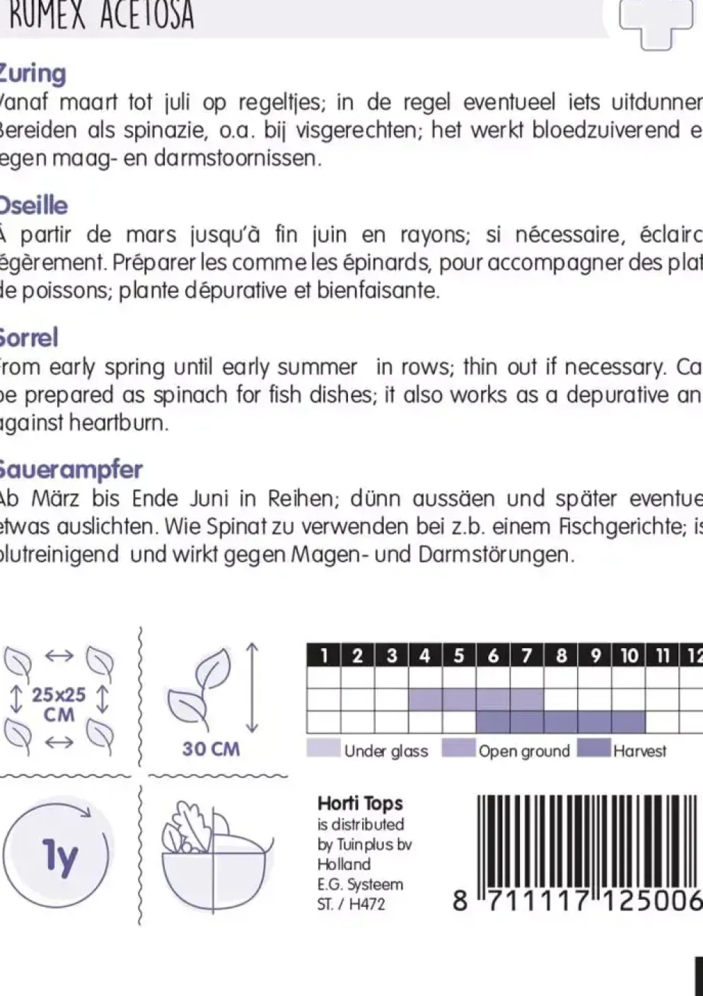 Horti tops zaden zuring