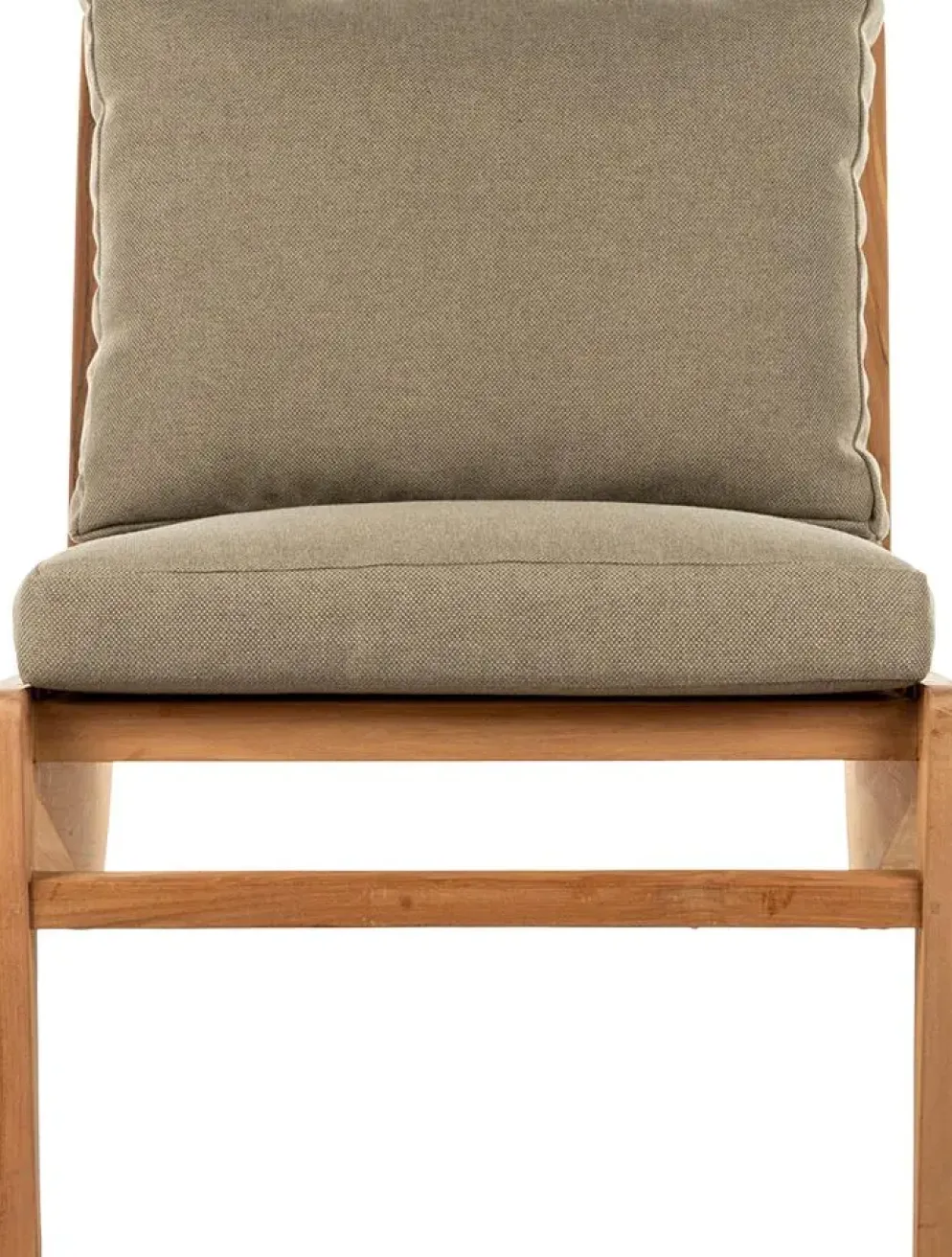 House of Mavi loungestoel Tayu van massief teak, dikke kussens