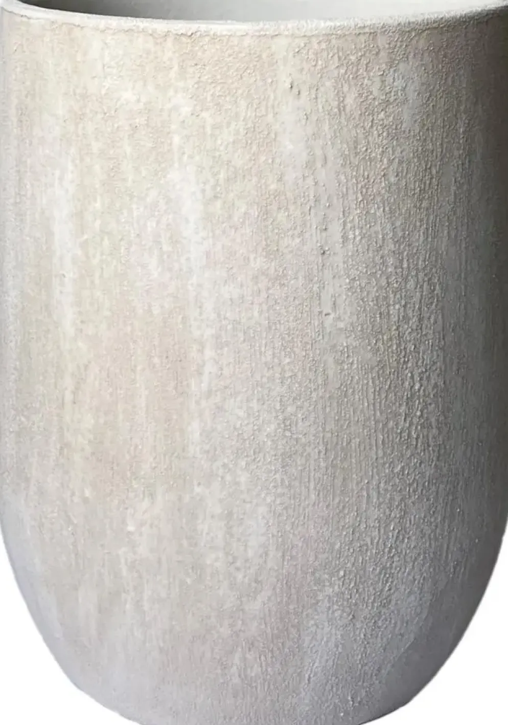 HS Potterie vaas keramiek avion 26x40cm lichtgrijs
