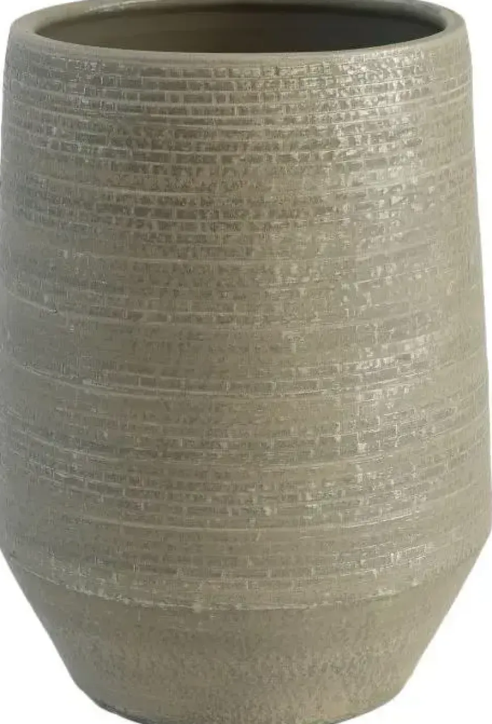 HS Potterie vaas keramiek delhi 23x30cm groen