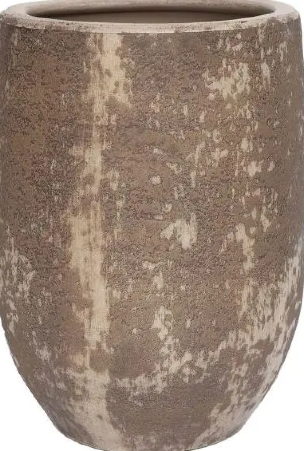 HS Potterie vaas keramiek ena 23x30cm bruin