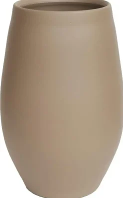 HS Potterie vaas keramiek petra 23x35cm bruin