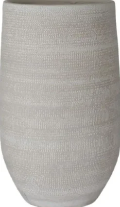HS Potterie vaas keramiek tokio 30x70cm crème