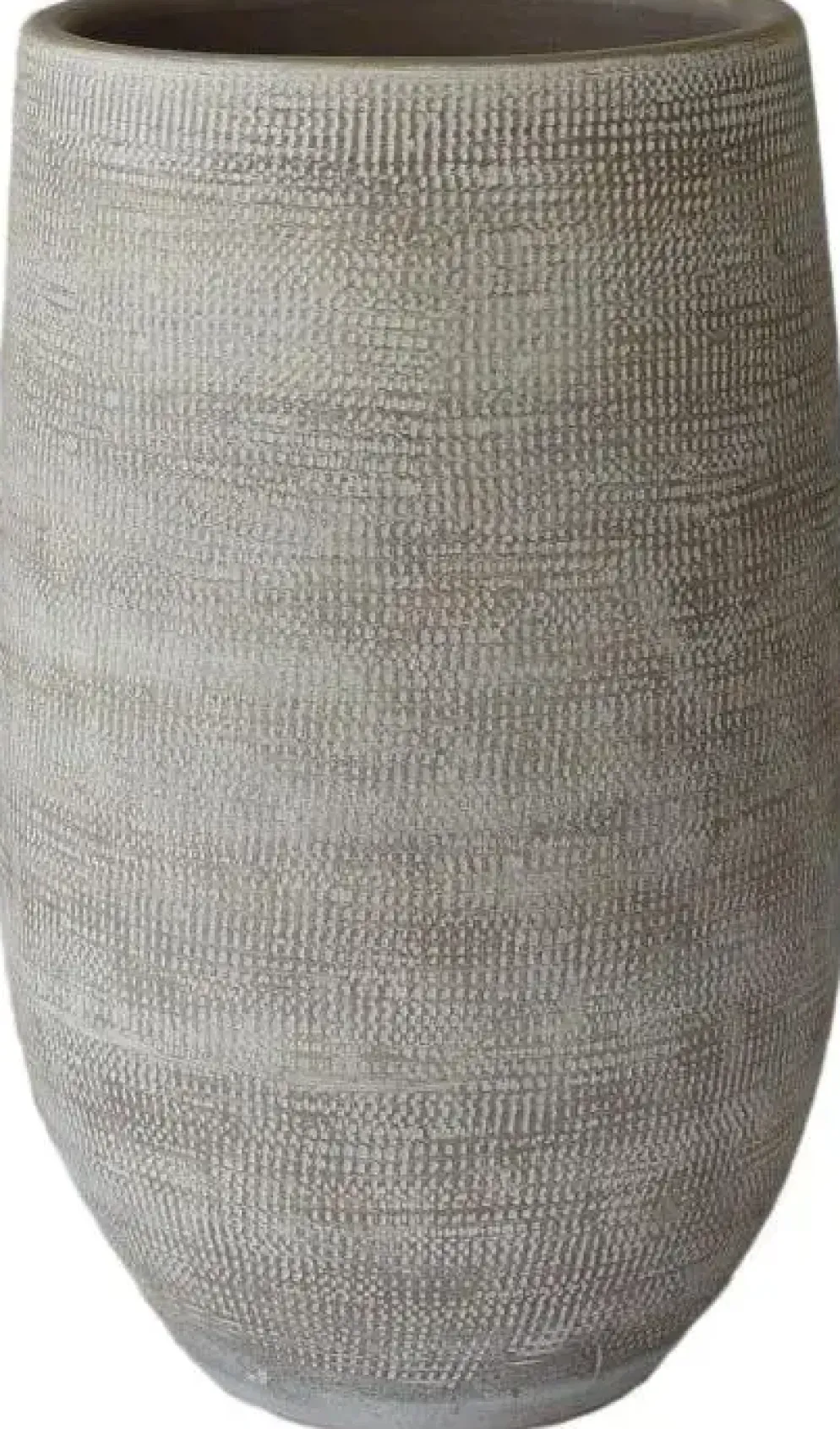 HS Potterie Vaas keramiek 19x30cm taupe