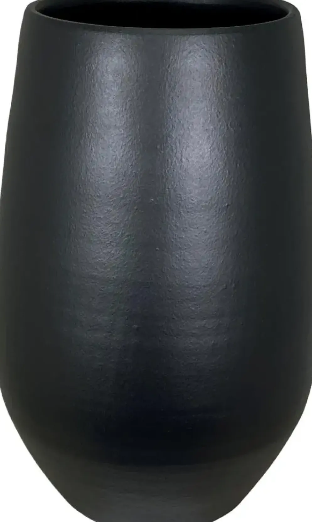 HS Potterie vaas Petra keramiek d23h70cm zwart