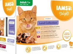 Iams Delights Adult Land Collection in saus multipack 12 x 85g
