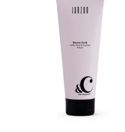 JANZEN x &C douchescrub vanilla, peach & happiness 200 ml
