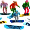 Jägerndorfer figuren staand snowboard - 6 stuks 1:32