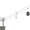 Jägerndorfer kabelbaan Luxe gondel+zetel zwart/grijs 1:32