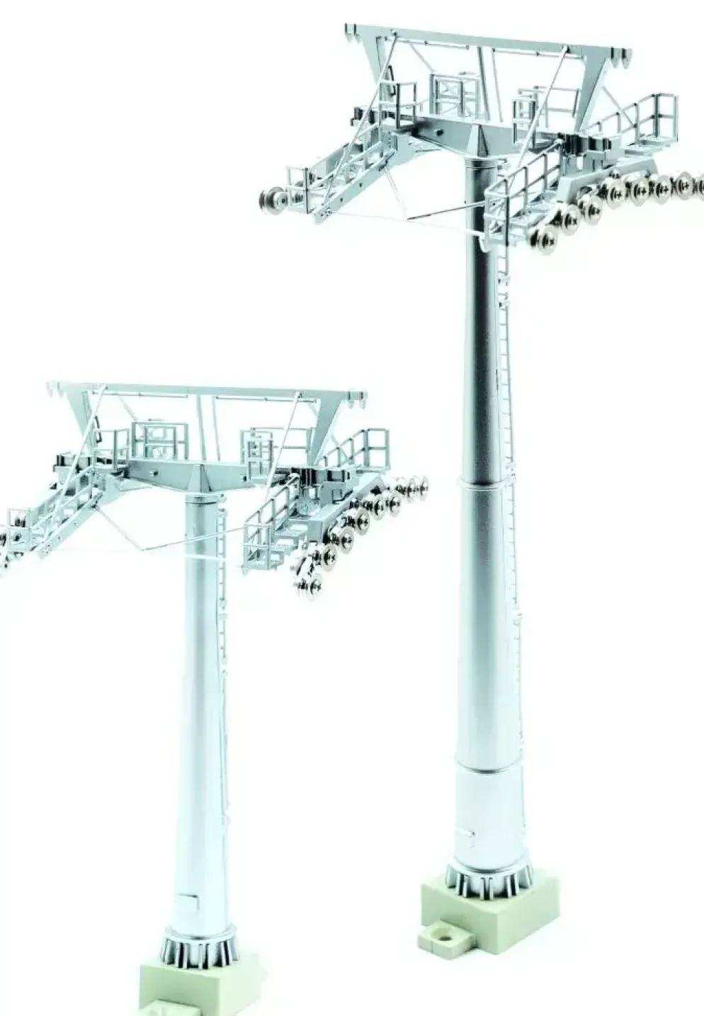 Jägerndorfer masten set 12 en 16cm 1:87 (H0)