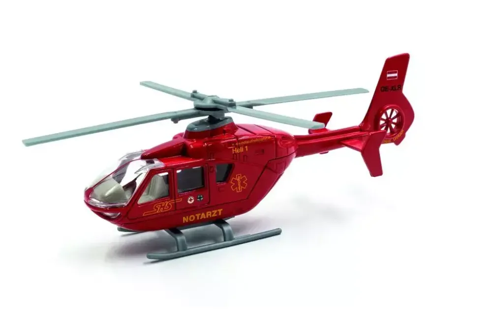 Jägerndorfer noodarts helikopter rood 1:50