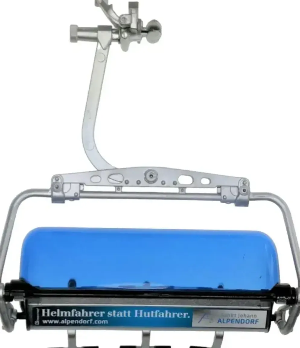 Jägerndorfer zetel 6 pers. blauw/zwart Obergassalmbahn 1:32