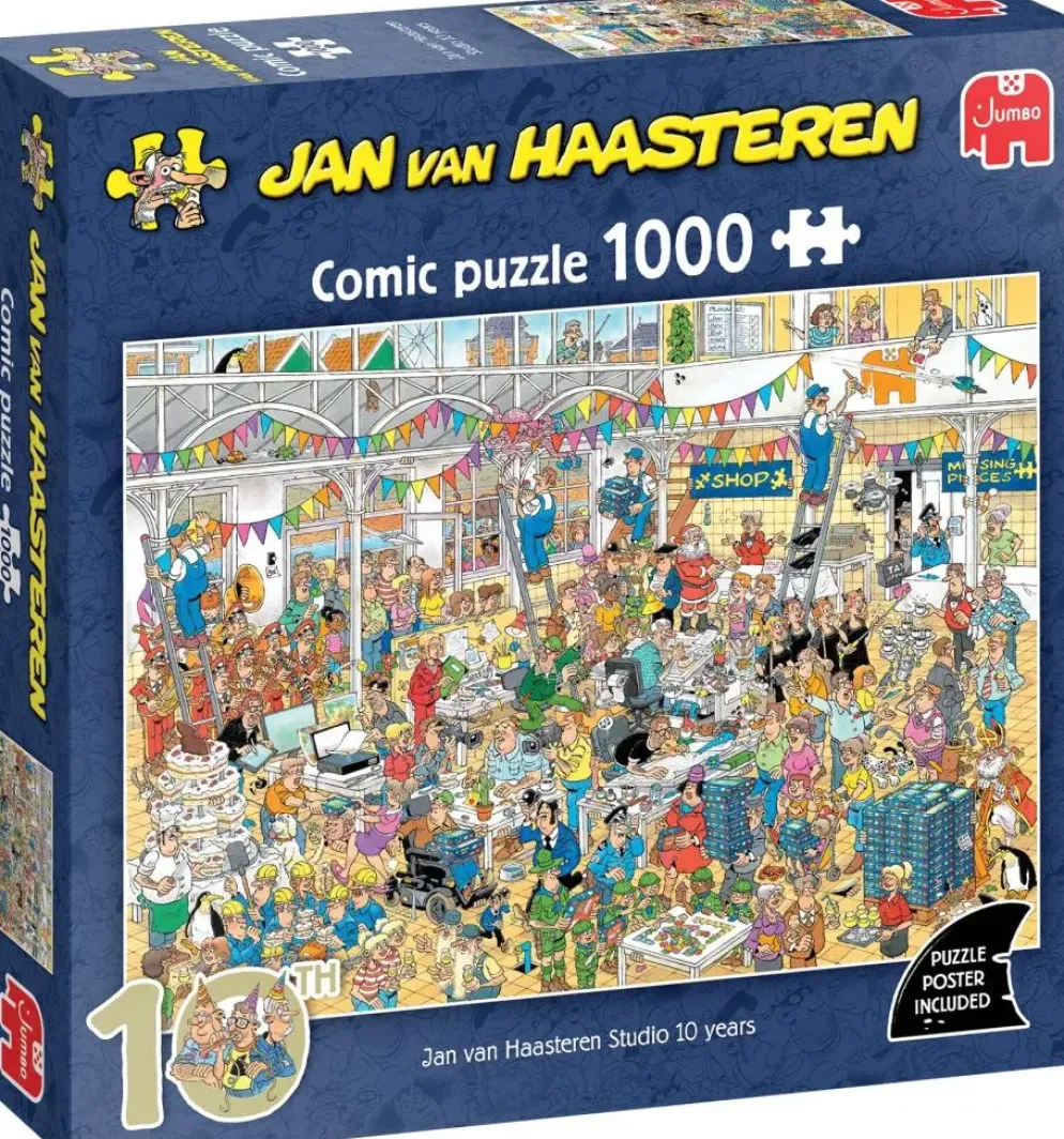 Jumbo puzzel jan van haasteren 10 jaar jan van haasteren studio 1000st